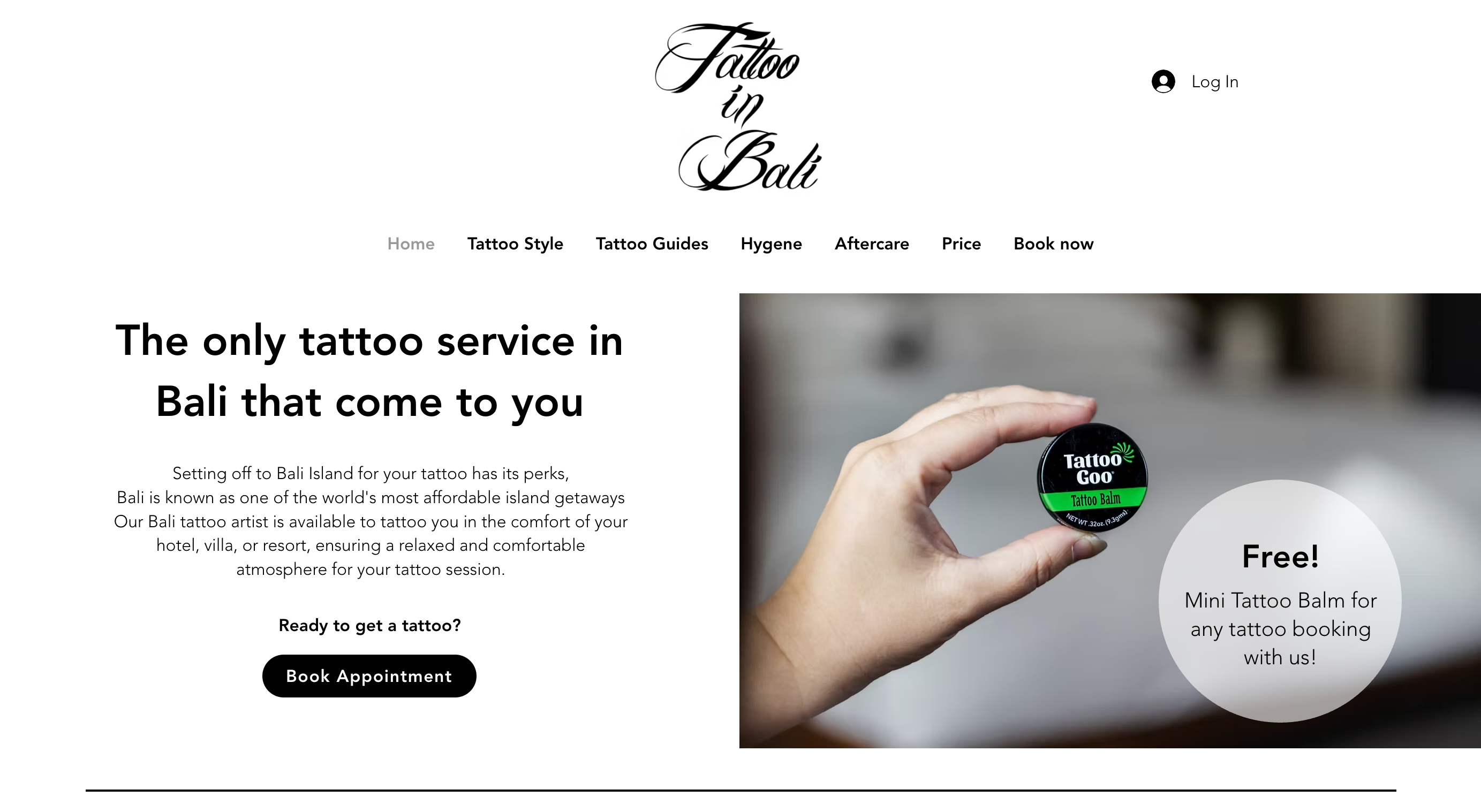 Tattoo in Bali